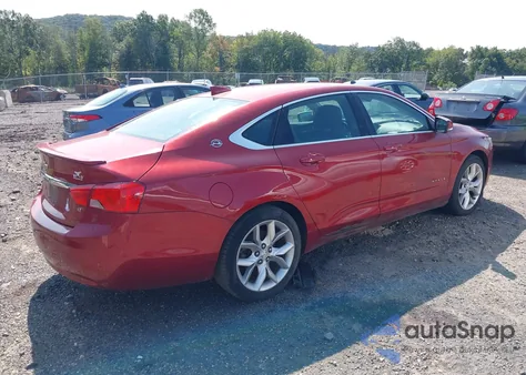 2015 Chevrolet Impala 1Lt из США, поврежденный, VIN 2G1115SL0F9138408